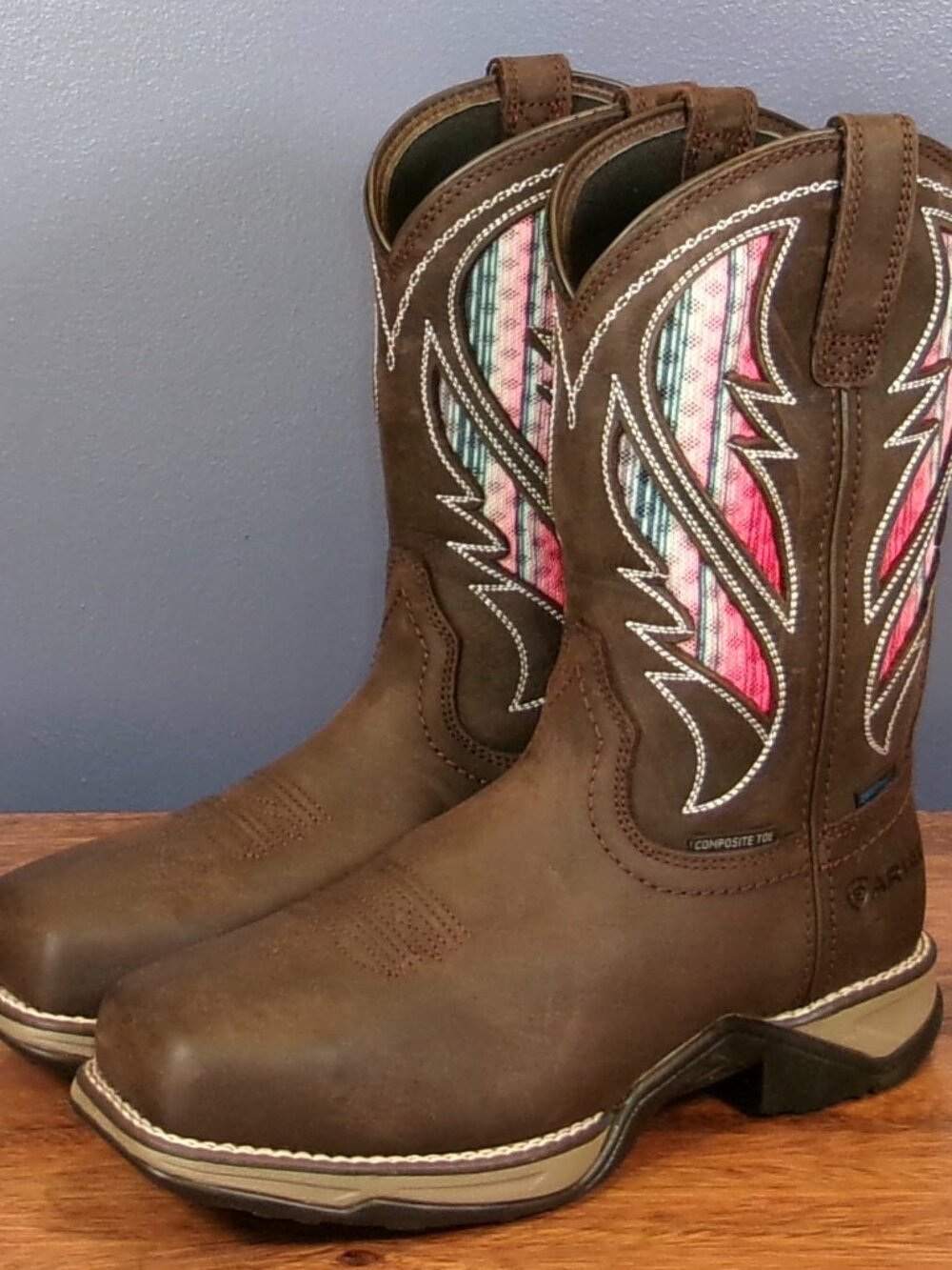 Wmns ARIAT Anthem VentTEK Waterproof Composite Toe Western Work Boot 7.5 B